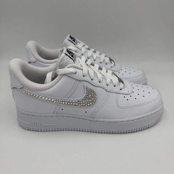 Swarovski Nike Air Force 1 '07 Flyease Women's Shoes - Picture 1 of 8